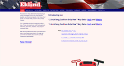 Desktop Screenshot of eklindtool.com
